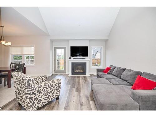 1 Addison Drive, St. Catharines, ON - Indoor Photo Showing Living Room With Fireplace