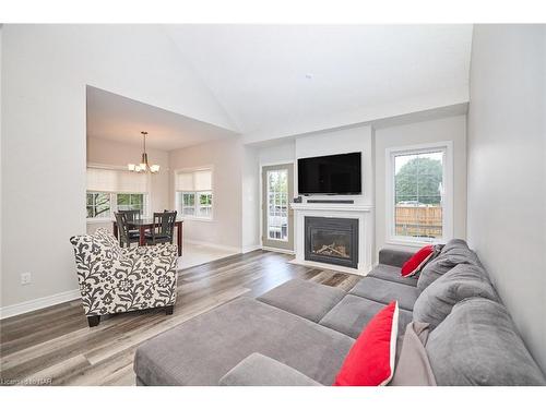 1 Addison Drive, St. Catharines, ON - Indoor Photo Showing Living Room With Fireplace