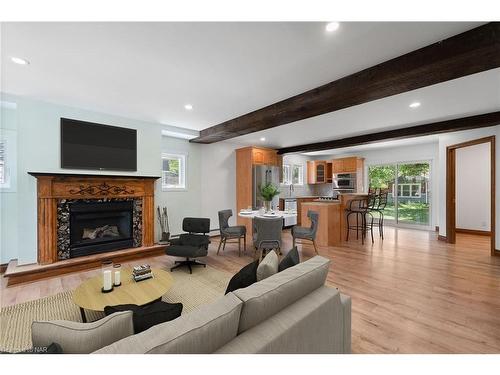 3054 Thunder Bay Road, Ridgeway, ON - Indoor Photo Showing Living Room With Fireplace