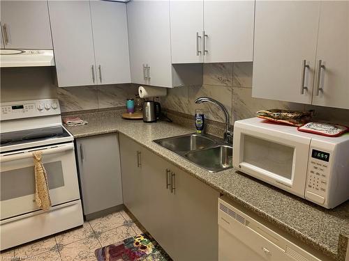 202-5222 Portage Road, Niagara Falls, ON - Indoor Photo Showing Kitchen With Double Sink