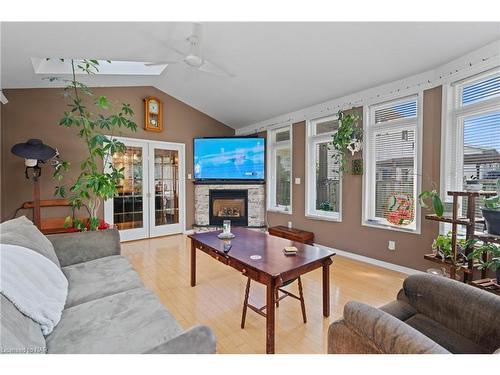 243 Vansickle Road, St. Catharines, ON - Indoor Photo Showing Living Room With Fireplace