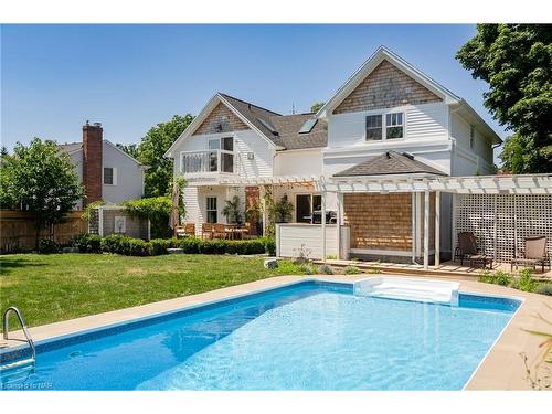 698 Rye Street, Niagara-On-The-Lake, ON - Outdoor With In Ground Pool With Deck Patio Veranda