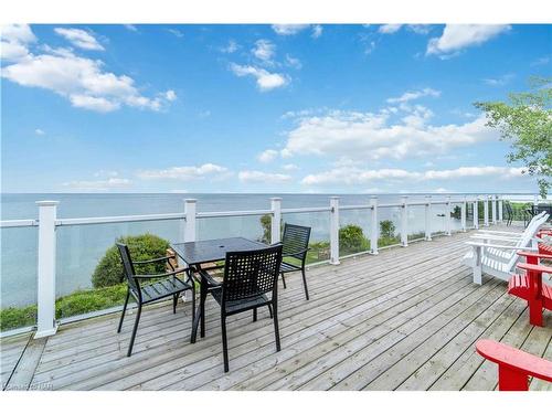 3382 Dustan Street, Vineland, ON - Outdoor With Body Of Water With Deck Patio Veranda With View