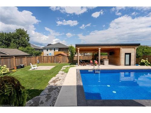 8 Runnymede Road, Port Colborne, ON - Outdoor With In Ground Pool With Backyard