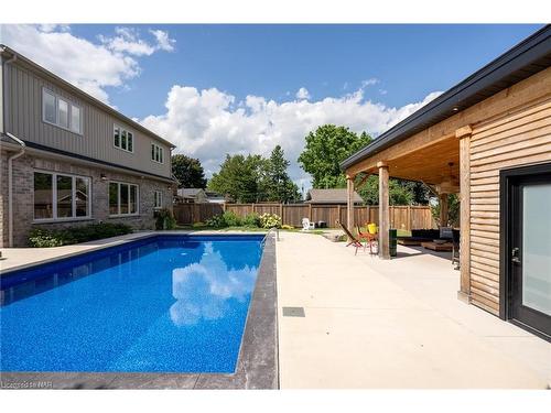 8 Runnymede Road, Port Colborne, ON - Outdoor With In Ground Pool With Backyard With Exterior