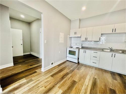 206 Jarvis Street, Fort Erie, ON - Indoor Photo Showing Kitchen With Double Sink