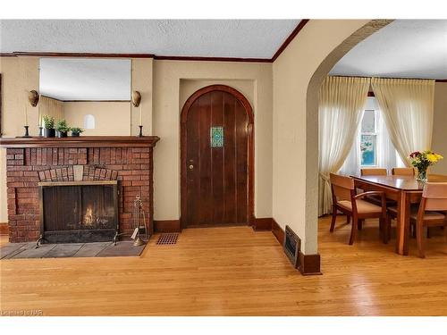 168 Thorold Road, Welland, ON - Indoor Photo Showing Living Room With Fireplace