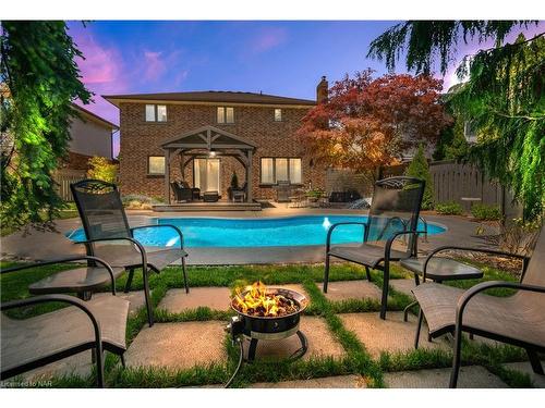 13 West Farmington Drive, St. Catharines, ON - Outdoor With In Ground Pool With Backyard