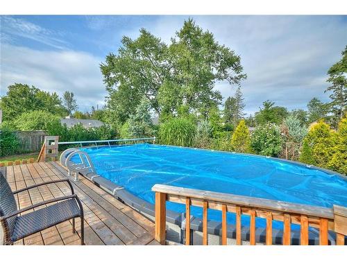 3001 Young Avenue, Ridgeway, ON - Outdoor With Above Ground Pool With Deck Patio Veranda With Backyard