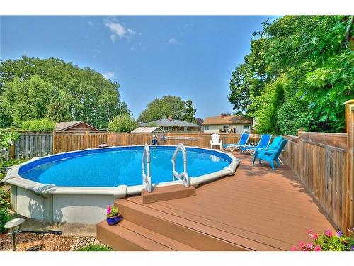 13 Timber Lane, St. Catharines, ON - Outdoor With Above Ground Pool With Backyard