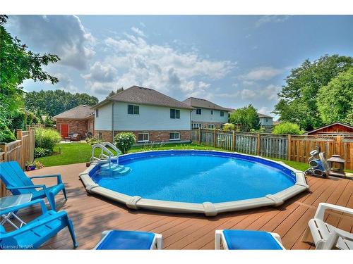 13 Timber Lane, St. Catharines, ON - Outdoor With Above Ground Pool With Backyard With Exterior