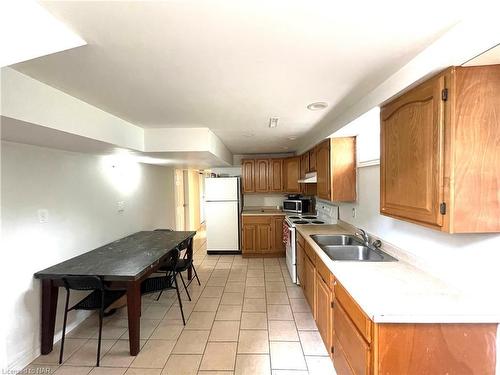 92 Jacobson Avenue, St. Catharines, ON - Indoor Photo Showing Kitchen With Double Sink