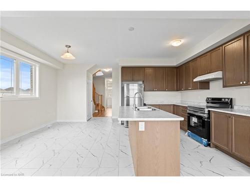 456 Barker Parkway, Thorold, ON - Indoor Photo Showing Kitchen With Double Sink