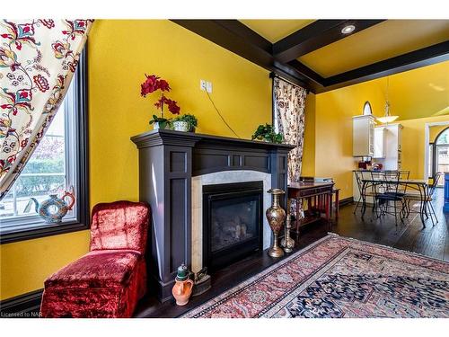 4807 Zimmerman Avenue, Niagara Falls, ON - Indoor Photo Showing Other Room With Fireplace