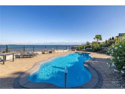 709 Lakeshore Road, Fort Erie, ON - Outdoor With In Ground Pool With View