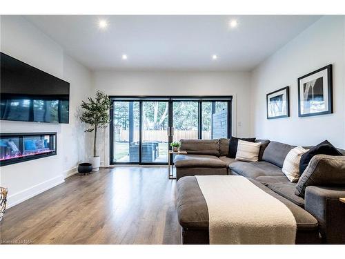 N/A Angie Drive, Niagara Falls, ON - Indoor Photo Showing Living Room With Fireplace