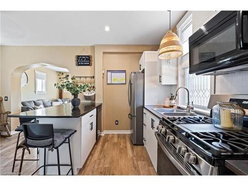 84 Steele Street, Port Colborne, ON - Indoor Photo Showing Kitchen With Double Sink With Upgraded Kitchen