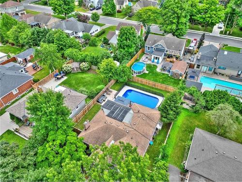 35 Parkdale Place, Welland, ON - Outdoor With In Ground Pool With Deck Patio Veranda With View