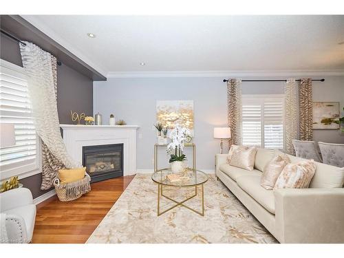 36 Natalie Court, Thorold, ON - Indoor Photo Showing Living Room With Fireplace