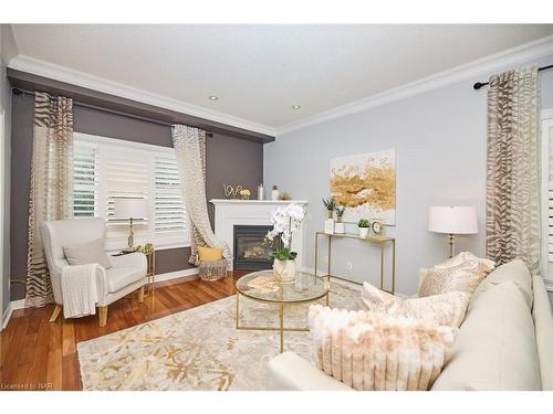 36 Natalie Court, Thorold, ON - Indoor Photo Showing Living Room With Fireplace