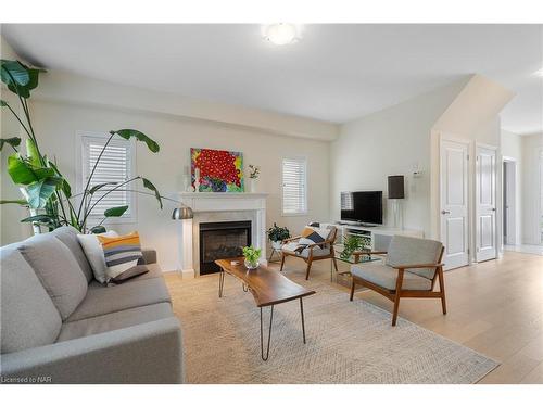 35 Cannery Drive, Niagara-On-The-Lake, ON - Indoor Photo Showing Living Room With Fireplace