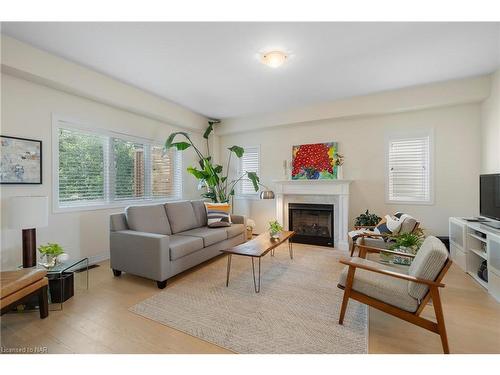 35 Cannery Drive, Niagara-On-The-Lake, ON - Indoor Photo Showing Living Room With Fireplace