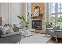 1107 Balfour Street, Fenwick, ON  - Indoor Photo Showing Living Room With Fireplace 