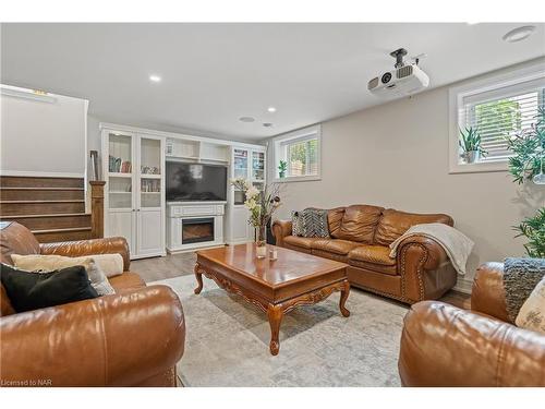 1107 Balfour Street, Fenwick, ON - Indoor Photo Showing Living Room With Fireplace