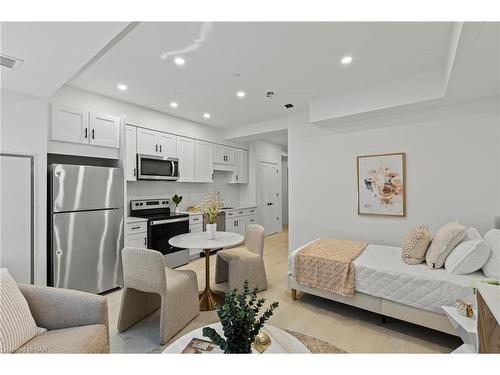 Bachelor-57 Carlisle Street, St. Catharines, ON - Indoor Photo Showing Kitchen With Stainless Steel Kitchen