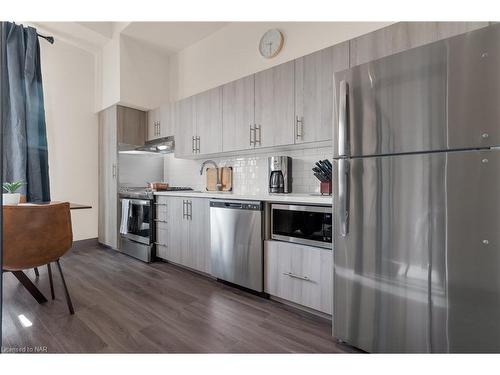 204-121 King Street E, Hamilton, ON - Indoor Photo Showing Kitchen With Stainless Steel Kitchen