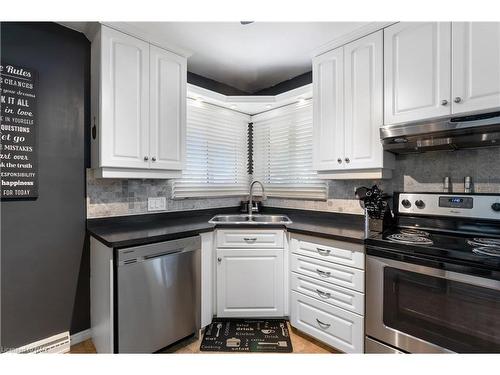 17 St. Lawrence Drive, St. Catharines, ON - Indoor Photo Showing Kitchen With Double Sink