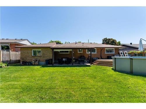 17 St. Lawrence Drive, St. Catharines, ON - Outdoor With Above Ground Pool With Backyard With Exterior