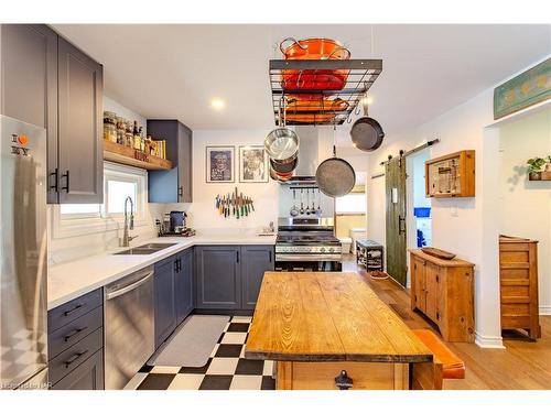 3912 Rebstock Road, Crystal Beach, ON - Indoor Photo Showing Kitchen With Double Sink