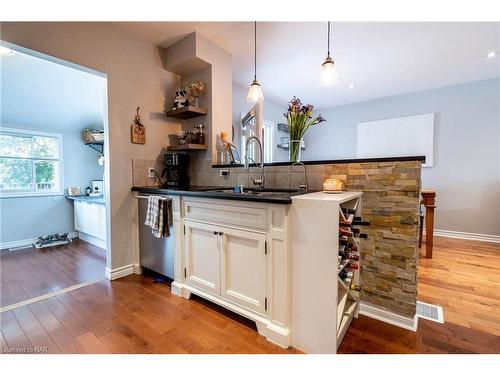 13 Violet Street, St. Catharines, ON - Indoor Photo Showing Kitchen With Double Sink