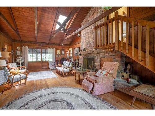 4479 Erie Road, Ridgeway, ON - Indoor Photo Showing Living Room With Fireplace