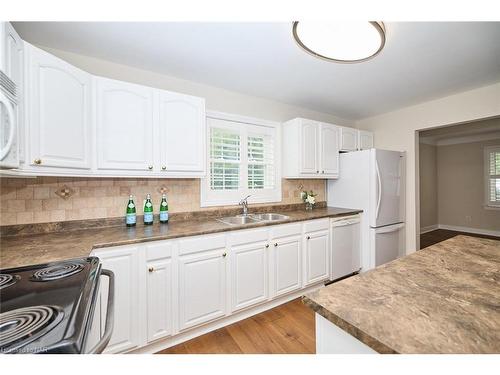 4 Melba Road, St. Catharines, ON - Indoor Photo Showing Kitchen With Double Sink