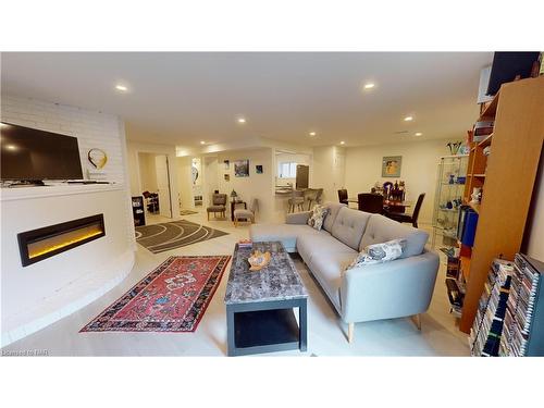 84 Ziraldo Road, St. Catharines, ON - Indoor Photo Showing Living Room With Fireplace