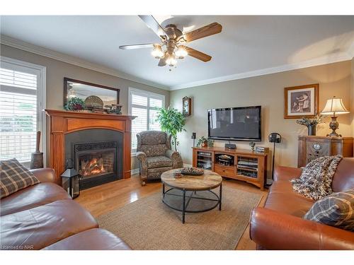 20 Robertson Road, Niagara-On-The-Lake, ON - Indoor Photo Showing Living Room With Fireplace