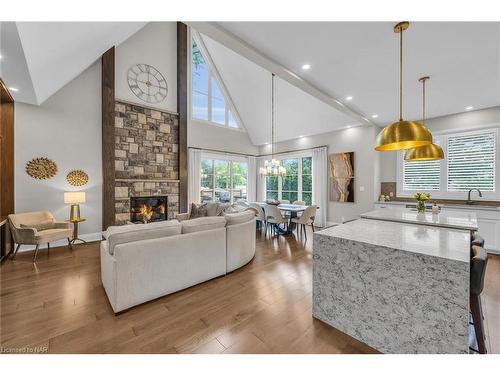 2 Cottage Street, Niagara-On-The-Lake, ON - Indoor Photo Showing Living Room With Fireplace