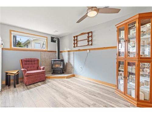 98 Ost Avenue, Port Colborne, ON - Indoor Photo Showing Living Room With Fireplace