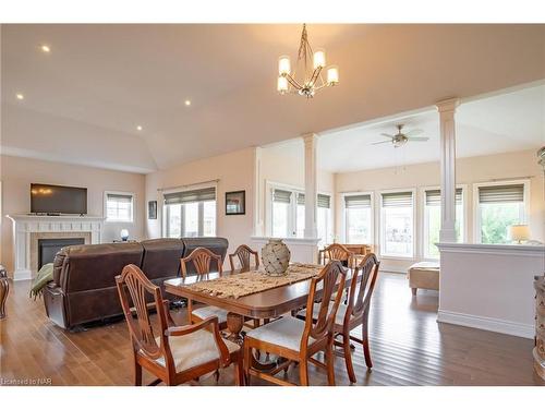 3458 Trillium Crescent Crescent, Ridgeway, ON - Indoor Photo Showing Dining Room With Fireplace