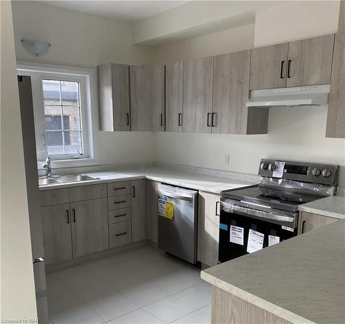 3-397 Garrison Road, Fort Erie Beach, ON - Indoor Photo Showing Kitchen With Double Sink