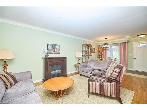 1439 Station Street, Fonthill, ON - Indoor Photo Showing Living Room With Fireplace