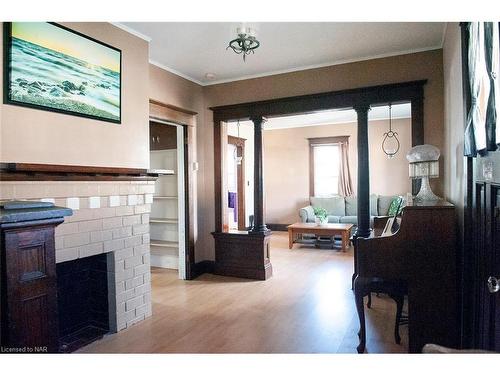 17 Elizabeth Street, Welland, ON - Indoor Photo Showing Other Room With Fireplace