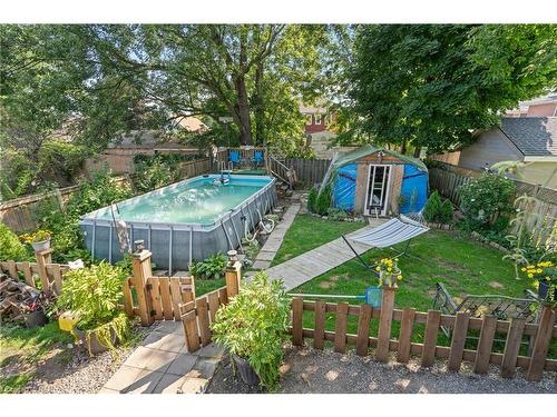 4464 Sixth Avenue, Niagara Falls, ON - Outdoor With Above Ground Pool With Backyard