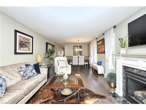 98 Cardinal Crescent, Welland, ON - Indoor Photo Showing Living Room With Fireplace