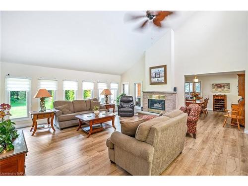 1198 Balfour Street Street, Fenwick, ON - Indoor Photo Showing Living Room With Fireplace