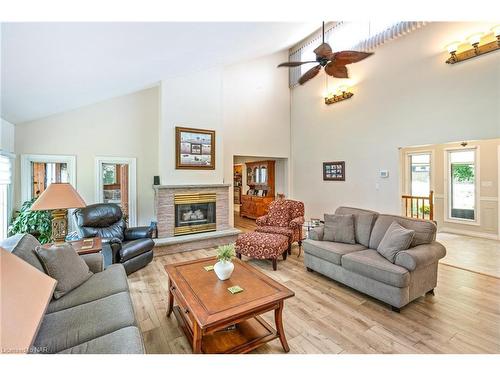 1198 Balfour Street Street, Fenwick, ON - Indoor Photo Showing Living Room With Fireplace