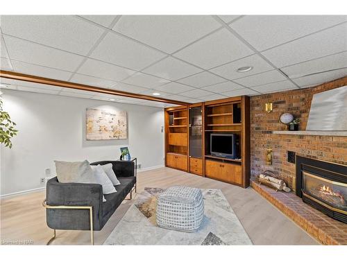 12 Broderick Avenue, Thorold, ON - Indoor Photo Showing Other Room With Fireplace