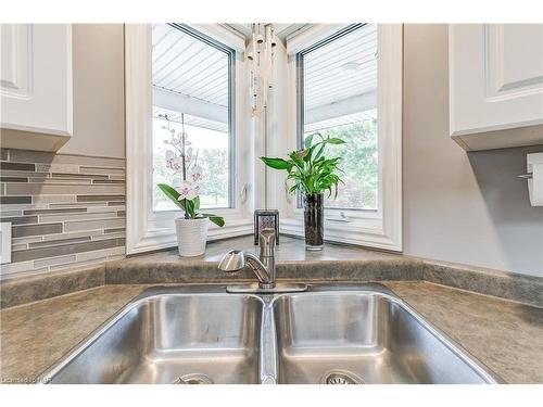 3476 White Road, Port Colborne, ON - Indoor Photo Showing Kitchen With Double Sink